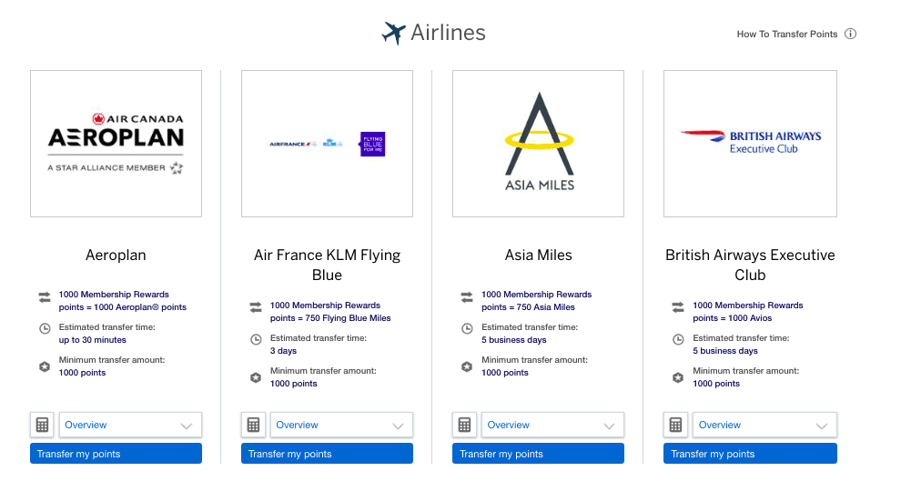 membership rewards to aeroplan