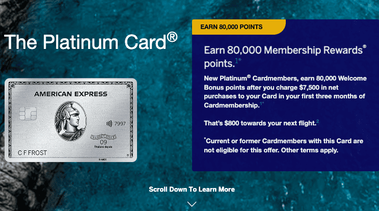 AMEX Platinum