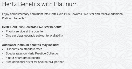 Hertz Platinum